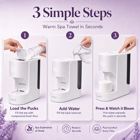 VitalGlow Spa Towel Warmer